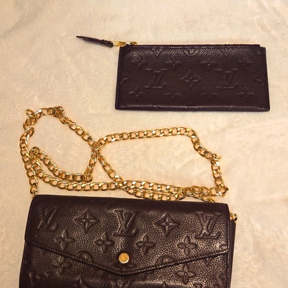 Louis Vuitton Handbags - Louis Vuitton EMPREINTE Felicie Pochette Maroon w Coin Slot FULL INCLUSION